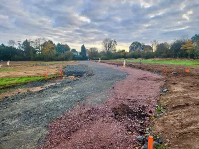 Travaux de voirie en cours