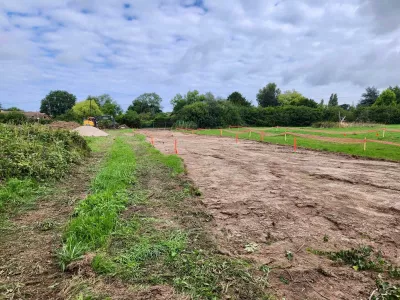 Démarrage travaux de terrassement