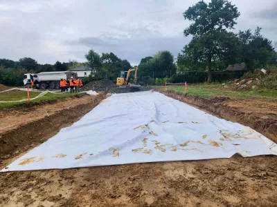Empierrement et terrassement des voiries