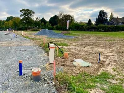 Achèvement des réseaux souples et travaux de voiries