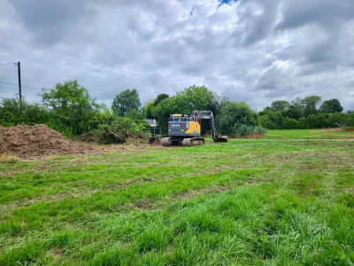 Démarrage travaux de terrassement