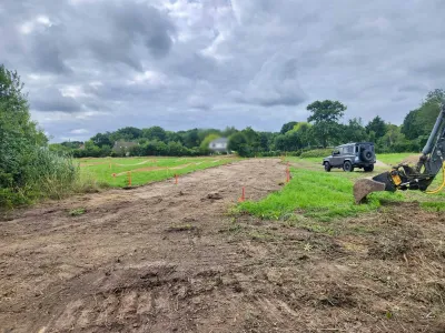 Démarrage travaux de terrassement