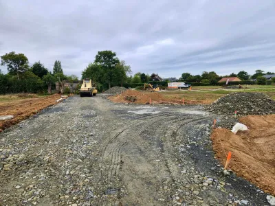 Empierrement et terrassement des voiries