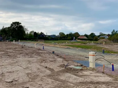 Achèvement des réseaux souples et travaux de voiries