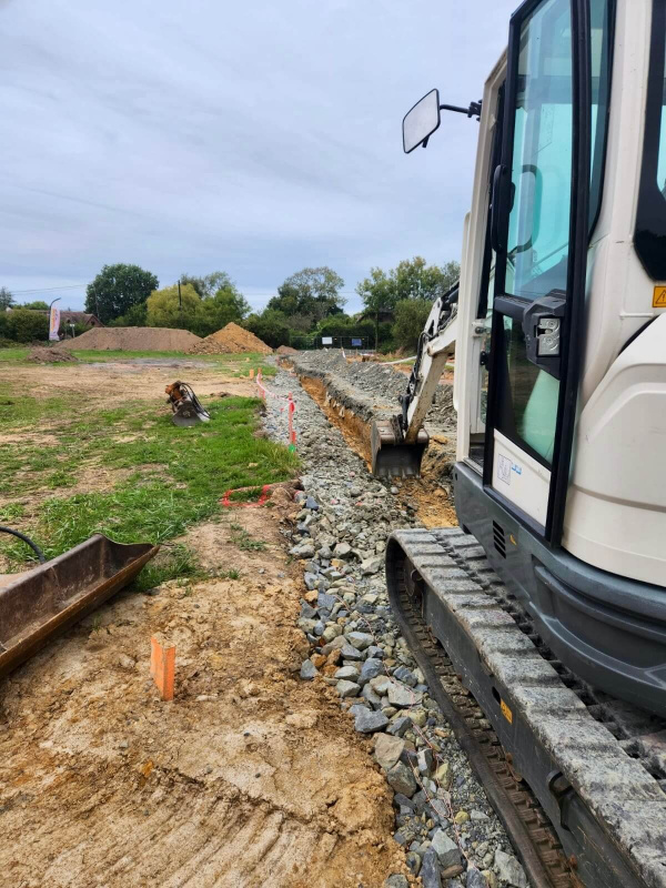 Démarrage travaux réseaux souples