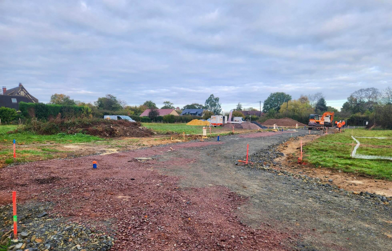 Travaux de voirie en cours