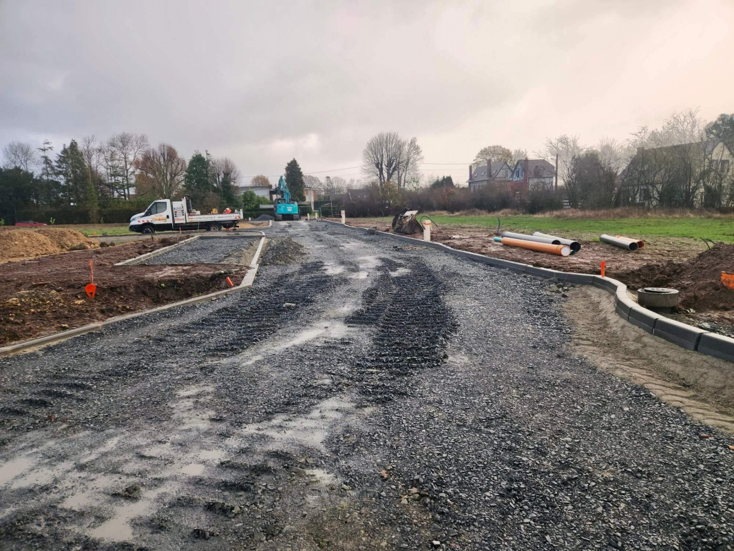 Couche de fondation voirie