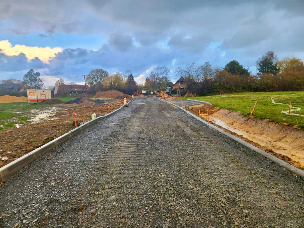 Achèvement des couches d'assise