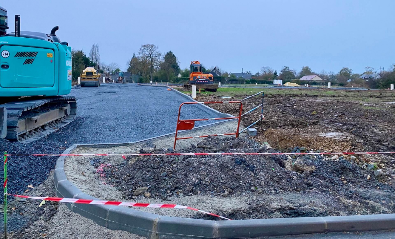 Achèvement des couches d'assise