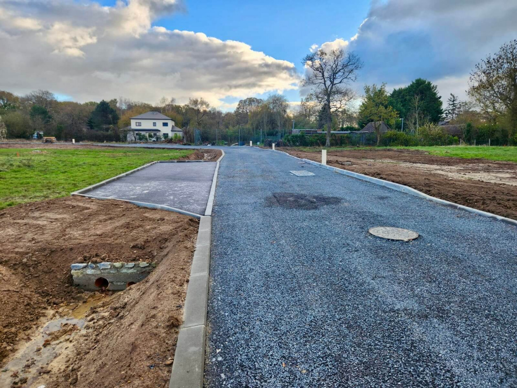 Préparation pose de l'enrobé