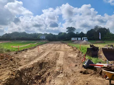 Démarrage travaux des réseaux EU et EP