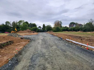 Empierrement et terrassement des voiries