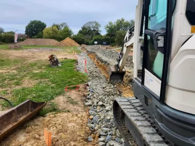 Démarrage travaux réseaux souples