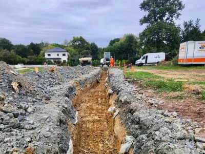 Démarrage travaux réseaux souples