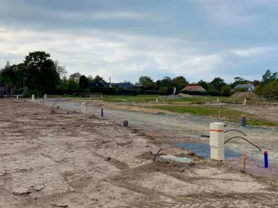 Achèvement des réseaux souples et travaux de voiries