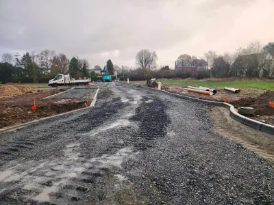 Couche de fondation voirie