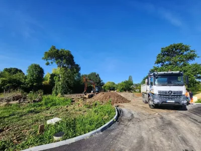 Démarrage travaux de terrassement