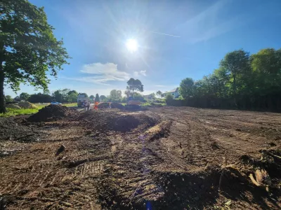 Démarrage travaux de terrassement